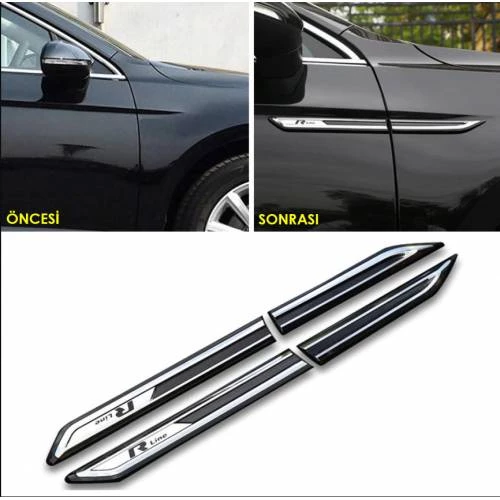 VW Passat B8 Krom Aksesuar Seti 2015 sonrası 18 Parça P.Çelik - Resim 3