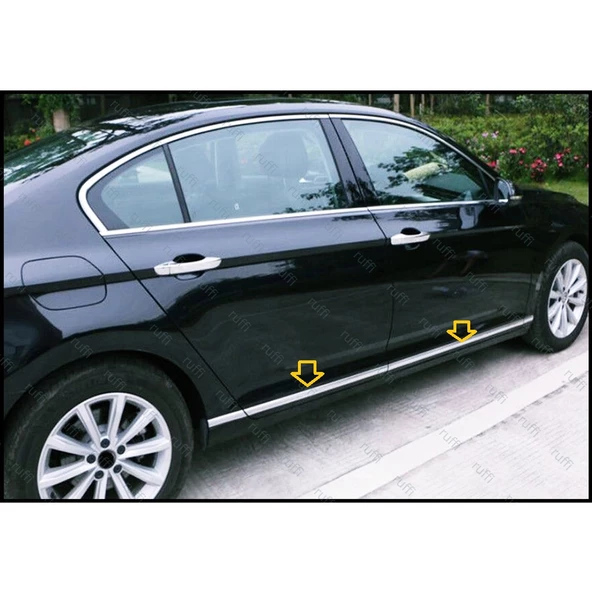 VW Passat B8 Krom Aksesuar Seti 2015 sonrası 18 Parça P.Çelik - Resim 4