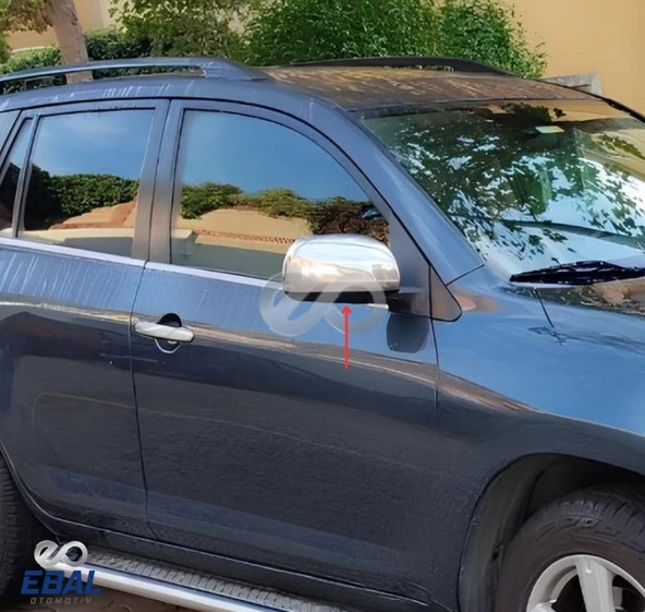 Toyota Rav 4 Krom Ayna Kapağı 2 prç. 2005-2012 Paslanmaz Çelik - Resim 3