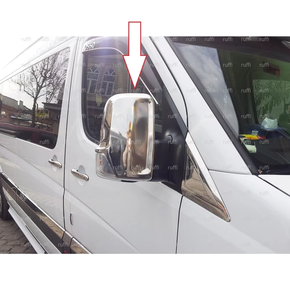Mercedes Sprinter W906 Krom Ayna Kapağı 2 prç. 2006-2018 P.Çelik ürün görseli