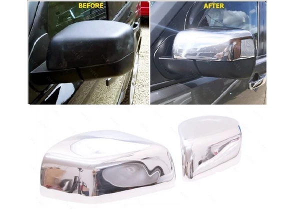 Land Rover Freelander 2 Krom Ayna Kapağı 2 Parça 2006-2009 Paslanmaz Çelik ürün görseli 1