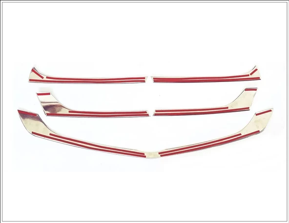 Mercedes Citan Krom Ön Panjur 5 prç. 2013-2020 Paslanmaz Çelik - Resim 5