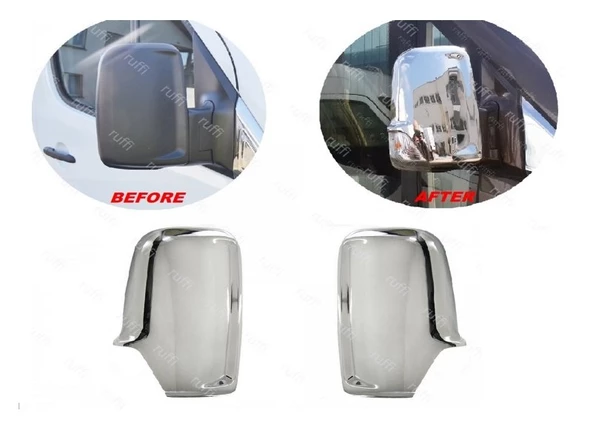 Mercedes Sprinter W906 Krom Ayna Kapağı 2 prç. 2006-2018 P.Çelik - Resim 2