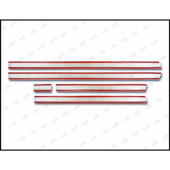VW T5 Transporter Krom Yan Kapı Çıtası 5 prç 2003-2015 KISA ŞASE - 3