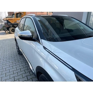 Peugeot 3008 Krom Ayna Kapağı 2 prç 2016 ve üzeri Paslanmaz Çelik - 3