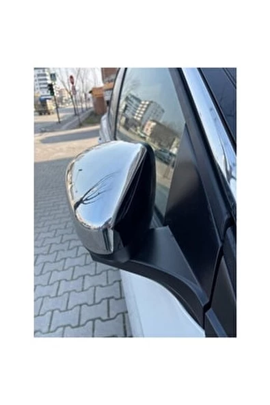 Peugeot 3008 Krom Ayna Kapağı 2 prç 2016 ve üzeri Paslanmaz Çelik - 2