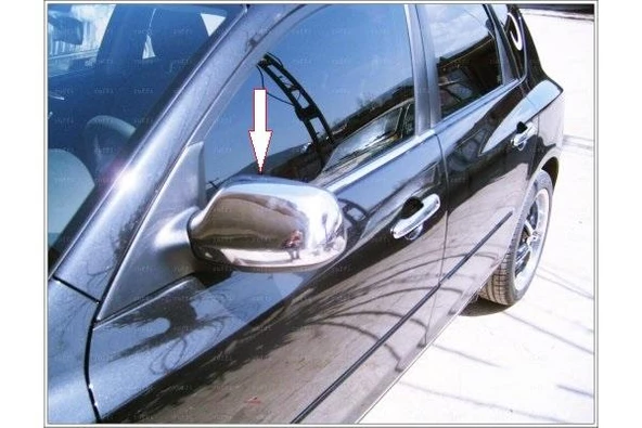 Mazda 2 Krom Ayna Kapağı 2 prç. 2003-2007 Arası P. Çelik - Resim 3