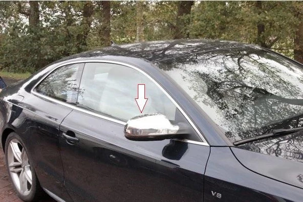 Audi A3 Krom Ayna Kapağı 2 prç. 2010-2012 P. Çelik - Resim 2