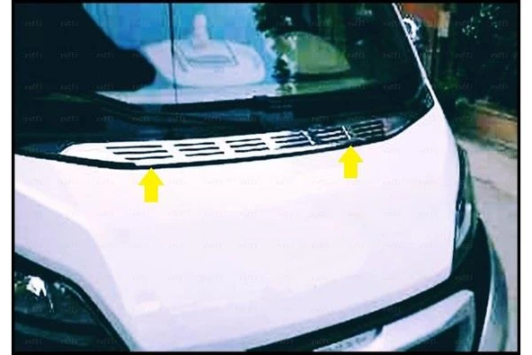 Fiat Ducato Krom Kaput Havalandırma Çerçevesi 1 Prç. 2014 ve üzeri Paslanmaz Çelik ürün görseli 1