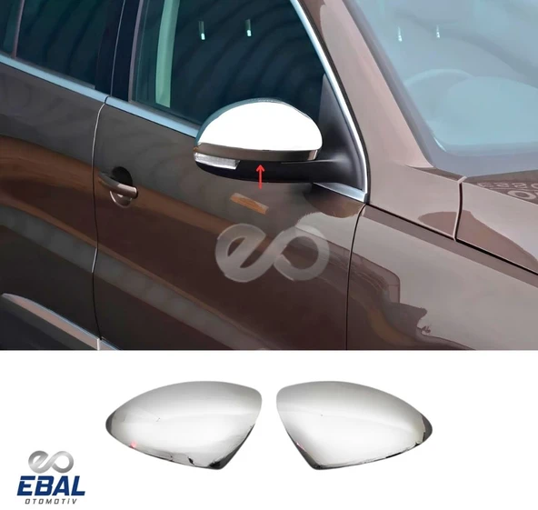 Skoda Yeti Krom Ayna Kapağı 2 prç. 2009 Üzeri P. Çelik ürün görseli