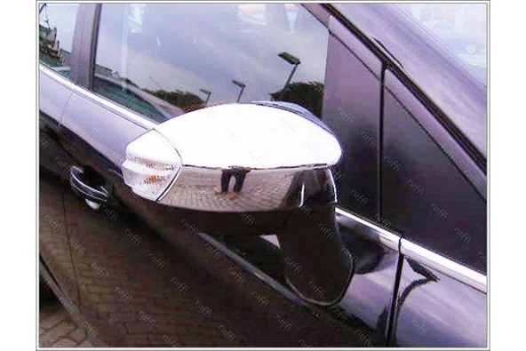 Ford Galaxy MK2 Krom Ayna Kapağı 2 prç. 2006-2015 Paslanmaz Çelik - Resim 2