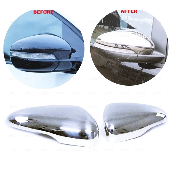VW Touran Krom Ayna Kapağı 2 prç. 2009-2015 P. Çelik - Resim 4