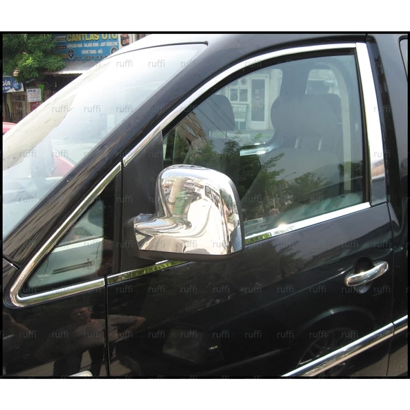 Vw T5 Transporter Krom Ayna Kapağı 2003-2010 Paslanmaz Çelik - 2