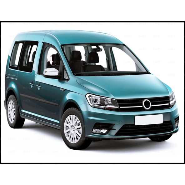 VW Caddy Krom Ayna Kapağı 2 prç. 2015 Üzeri P. Çelik