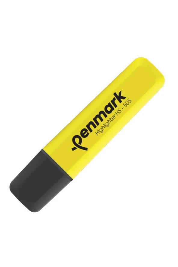 Penmark Neon Fosforlu İşaretleme Kalemi Sarı Fosforlu Kalem (10 Lu Paket)