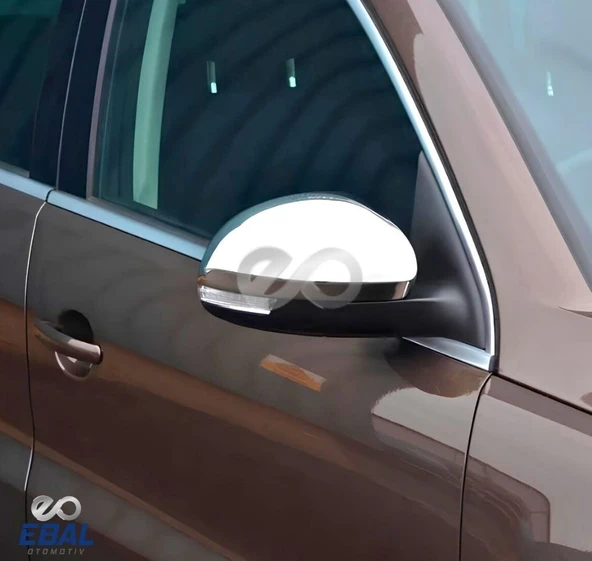 VW Tiguan Krom Ayna Kapağı 2 prç. 2007-2016 Arası P. Çelik - Resim 4