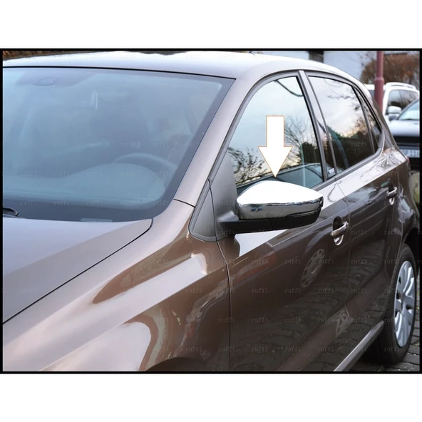 VW Polo Krom Ayna Kapağı 2 prç. 2009-2017 Arası P. Çelik ürün görseli