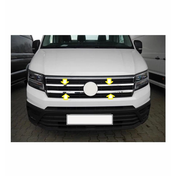 VW Crafter Krom Ön Panjur 4 prç. 2018 ve üzeri P.ÇELİK