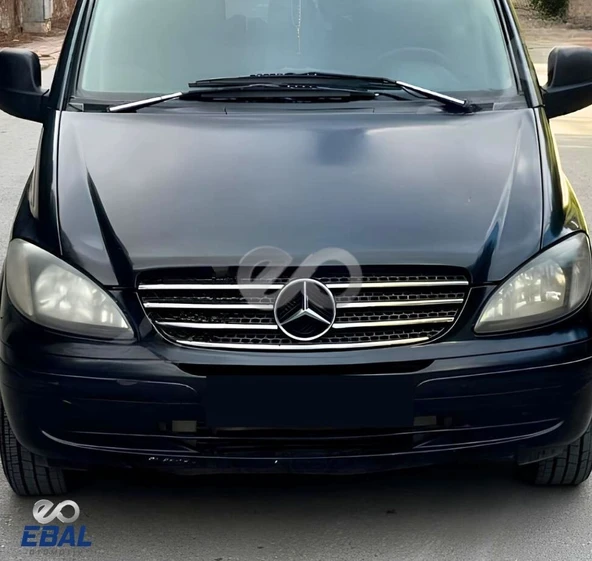 Mercedes Viano W639 Krom Ön Panjur 7 prç. 2004 Üzeri P. Çelik - Resim 3