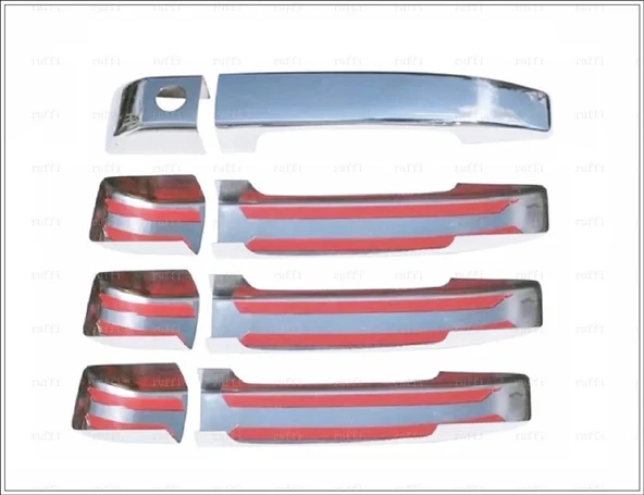 Range Rover 3 L322 Krom Kapı Kolu 2002 Üzeri 4 Kapı (delikli) P.çelik - Resim 4