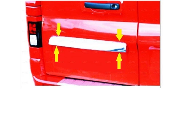 Opel Vivaro 3 Krom Bagaj Çıtası 2014-2019 arası Paslanmaz Çelik ürün görseli 1