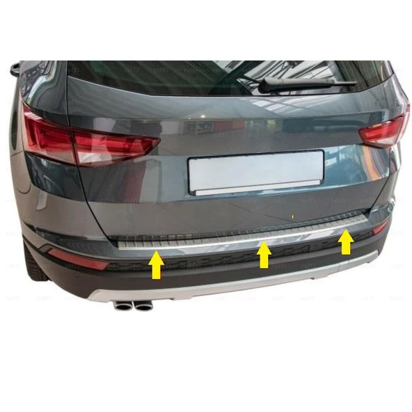 Seat Ateca Krom Arka Tampon Eşiği( TAŞLI) 2016 ve Üzeri P.Çelik ürün görseli