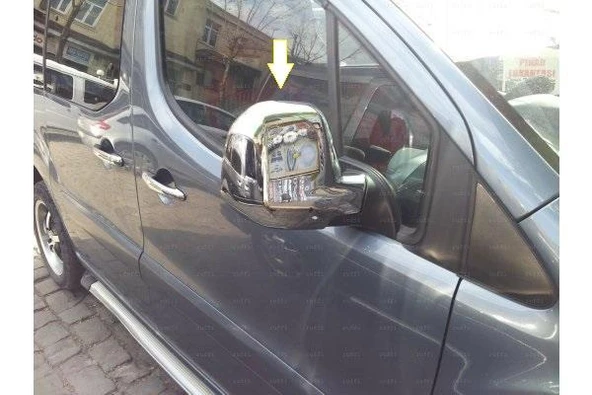 Citroen Berlingo Krom Ayna Kapağı 2prç 2008-2012 Arası P.Çelik ürün görseli