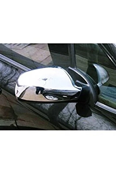 Peugeot 407 Krom Ayna Kapağı 2 Parça 2005 Üzeri Paslanmaz Çelik - 2