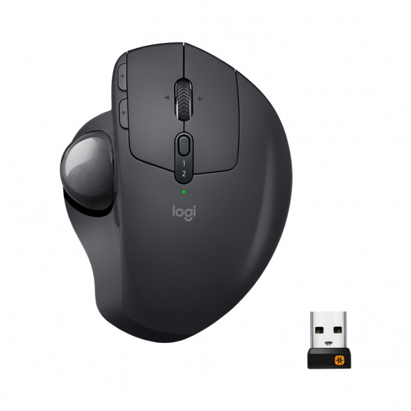 Logitech MX Ergo Kablosuz Konforlu Trackball Mouse - Siyah