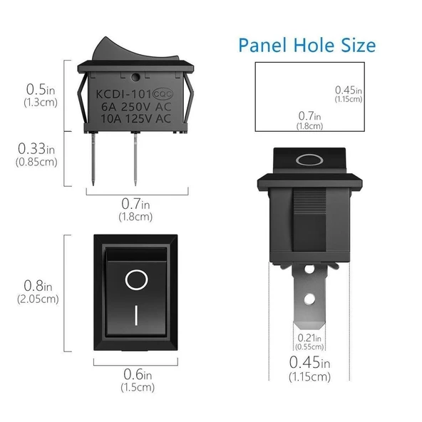 Omniwash Aç Kapa On/Off Anahtar Switch Mini 200 Adet - 3