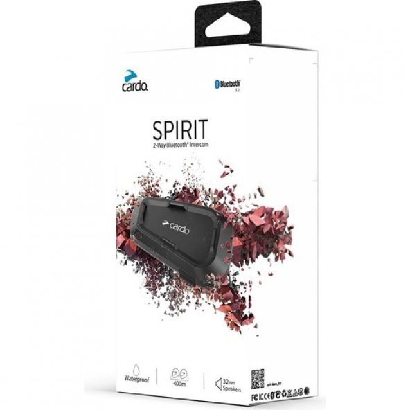 CARDO SPIRIT BLUETOOTH VE INTERCOM (TEKLİ PAKET)