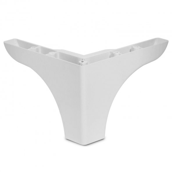 Mobilya Kanepe Sehpa Puf Koltuk Ayağı 10 cm Beyaz Baza Ayak - 2