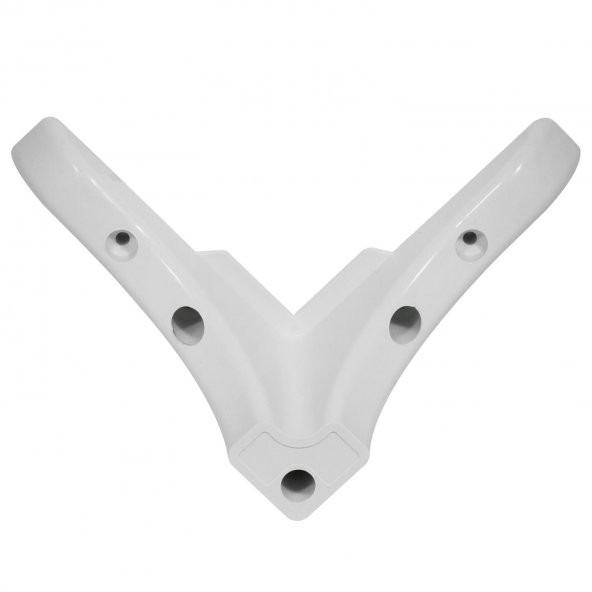 Mobilya Kanepe Sehpa Puf Koltuk Ayağı 10 cm Beyaz Baza Ayak - 5