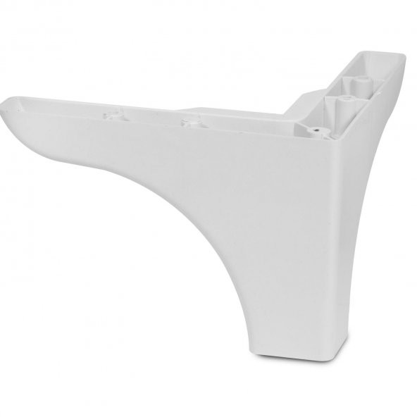 Mobilya Kanepe Sehpa Puf Koltuk Ayağı 10 cm Beyaz Baza Ayak