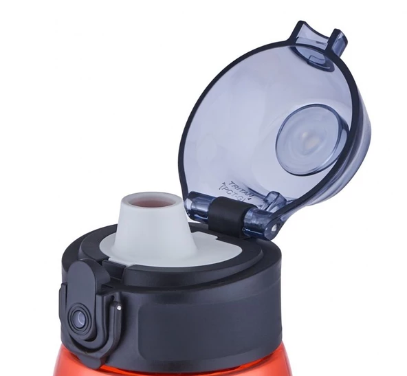 Uzspace 440 ml Geniş Ağızlı Gri Tritan Matara (Spor, Okul ve Günlük) - 2