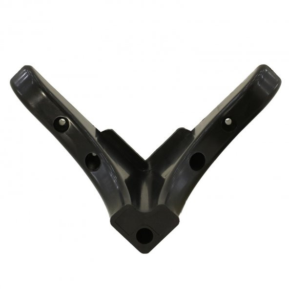 Mobilya Kanepe Sehpa Puf Koltuk Ayağı Baza Ayak 10 cm Siyah (4 ADET) - 4