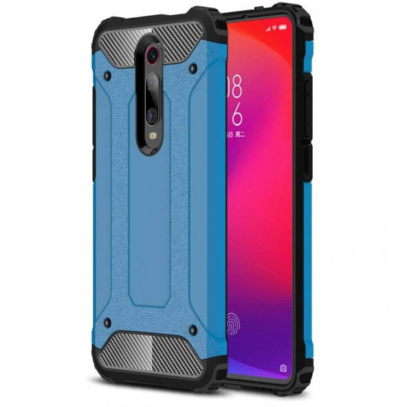 Xiaomi Mi 9T Kılıf İki Katman Armor Zırh Kaliteli Kılıf - 5