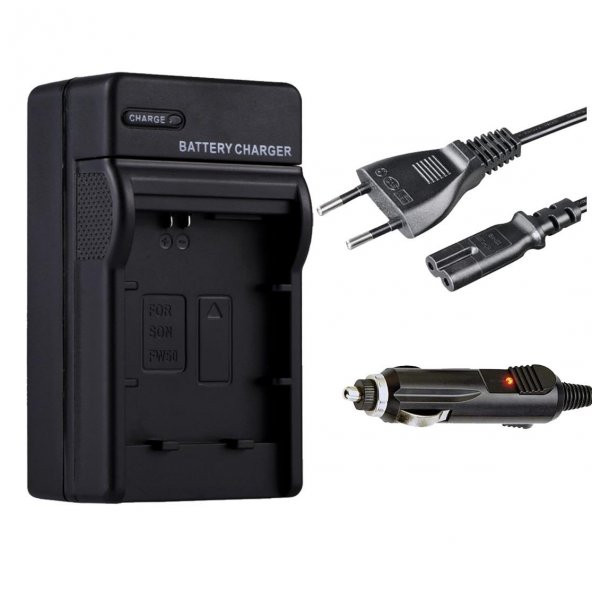 Cazipshop Sony NP-FW50 Batarya(1700Mah)+Şarj Aleti Cihazı Seti - 3