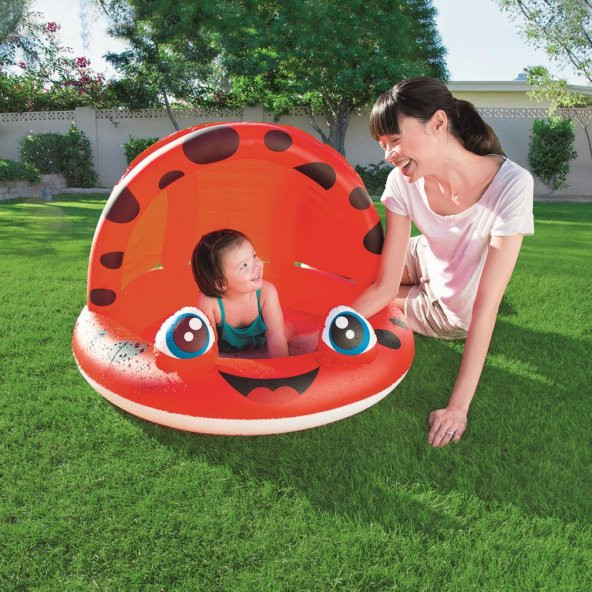 Bestway Kurbağa Desenli Gölgelikli Havuz 97x66 cm 52189 - 3