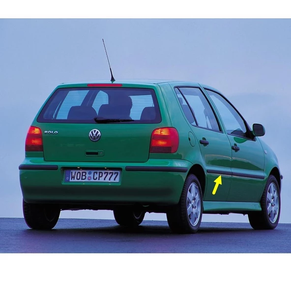 VW Polo HB 2000-2002 Ara Kasa Sağ Arka Kapı Çıtası 6N4853074