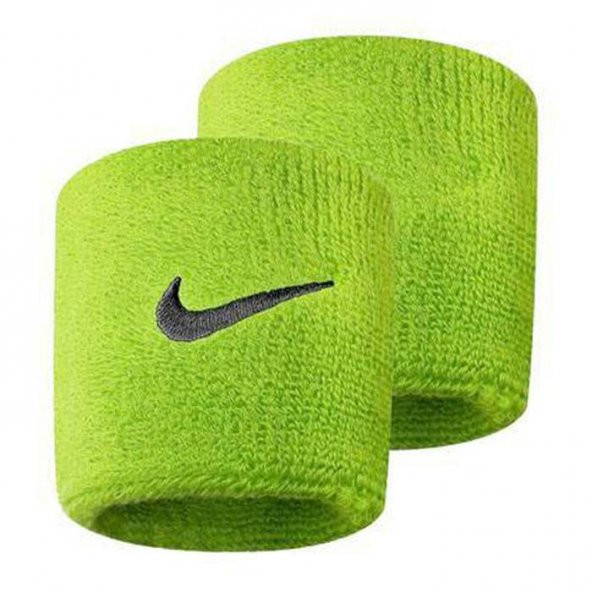 Nike Aksesuar Swoosh Wristbands 2 Unisex Yeşil Antrenman Havlu Bileklik N.NN.04.710.OS