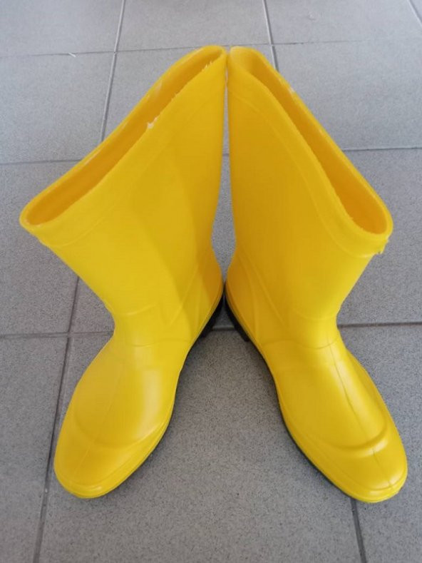 GEZER KISA BOĞAZ SARI ÇİZME 39 NUMARA