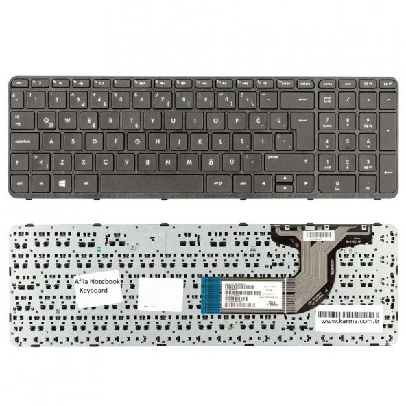 Hp AER65A00210 AER65A00310 AER65U00010 Klavyesi (Siyah TR)