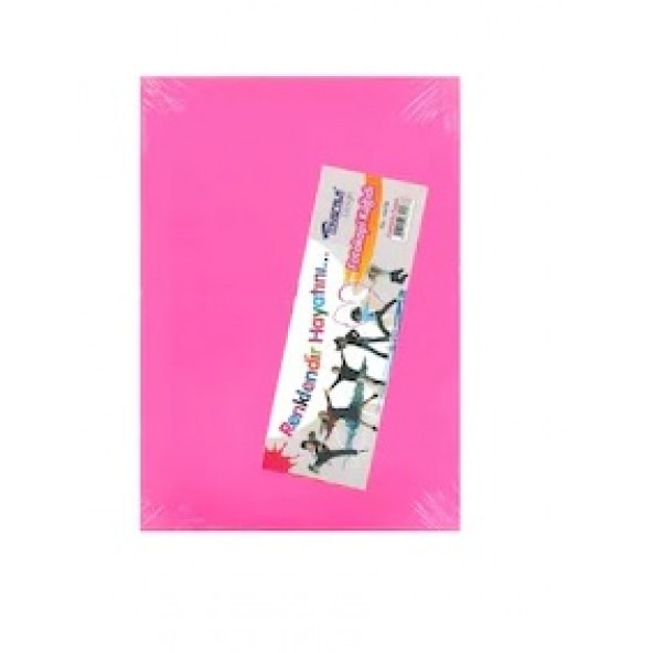 Özkan renkli Fotokopi Kağıdı 80 G 100 Adet Fosforlu Fuşya