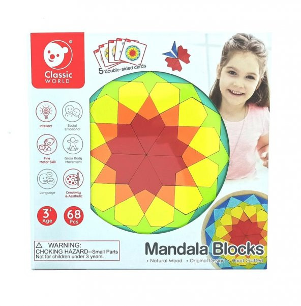 Classic World Ahşap 3D Puzzle ve Mandala Bulmaca - 2