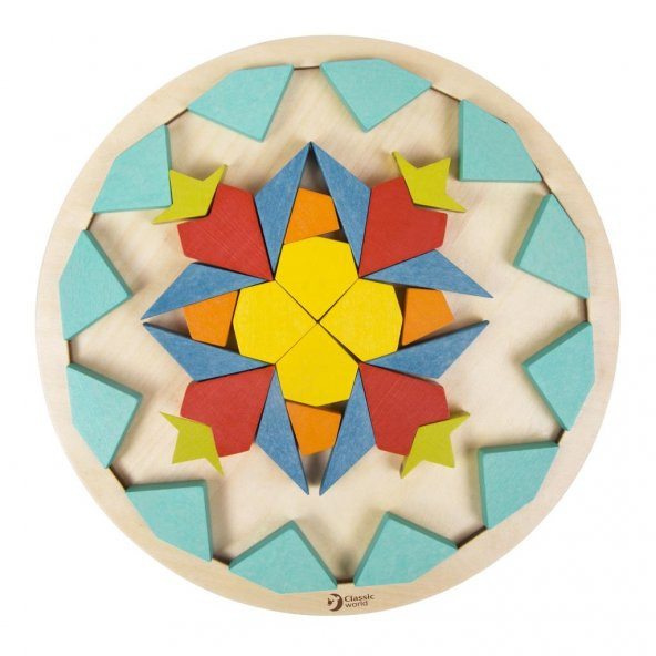 Classic World Ahşap 3D Puzzle ve Mandala Bulmaca - 4