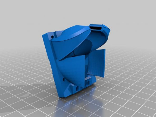 Dragon Hotend Fan Shroud - Tek 40Mm Fan Plastik Aparat