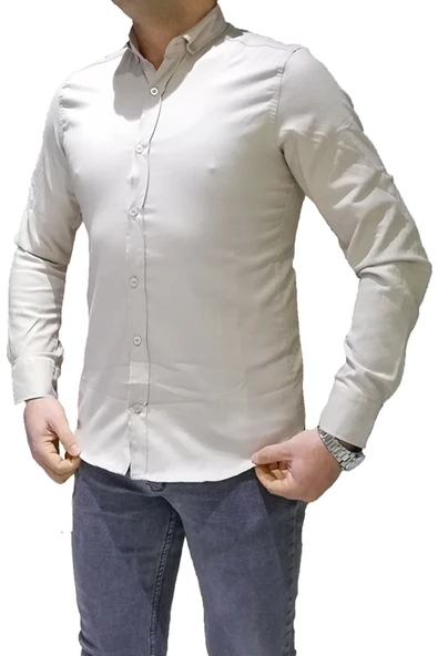 Jlt Erkek Oxford Licralı Slim Gömlek J-0729 - 6