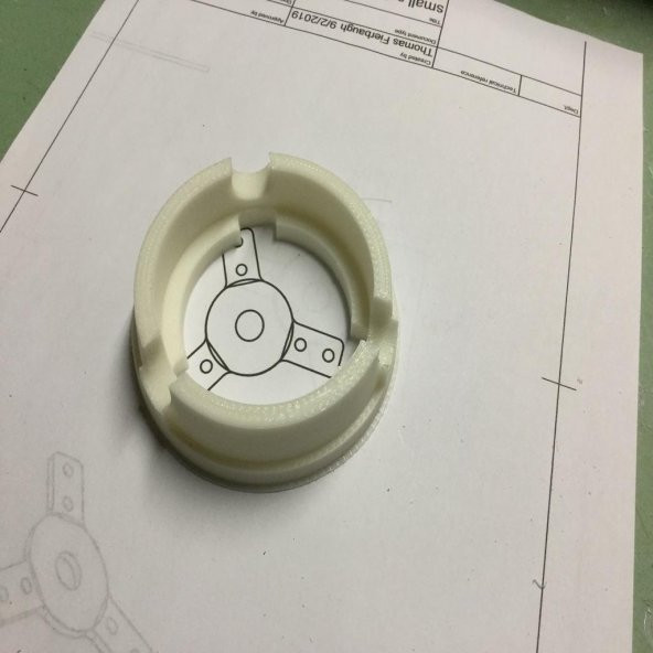 3Dlabprint Spitfire Spinner Plastik Aparat - 7
