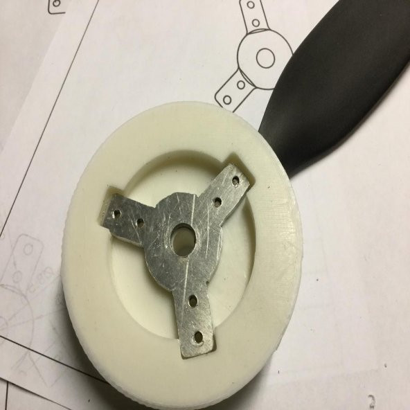 3Dlabprint Spitfire Spinner Plastik Aparat - 8